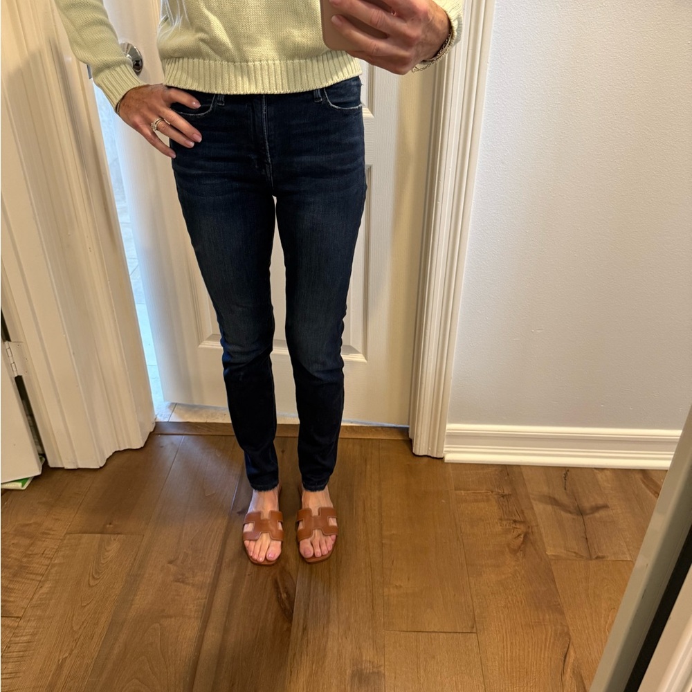 Frame Denim Women's Deep Blue Skinny Jeans